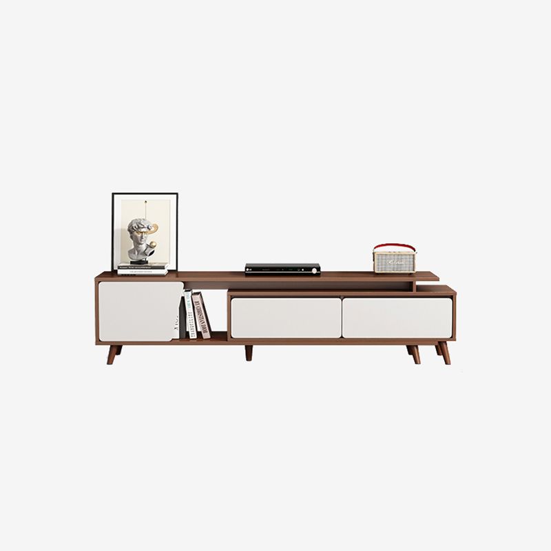Engineered Wood TV Stand Console with Cabinet 2-Drawer TV Media Stand Clearhalo 'furn' 'furn_tv_stands_entertainment_centers' 'Furniture' 'Living Room Furniture' 'TV Stands & Entertainment Centers' 'TV Stands & Media Storage Furniture' 'tv_stands_entertainment_centers' 1200x1200_42925356-cce2-48b8-bf2c-4b8d110a251e