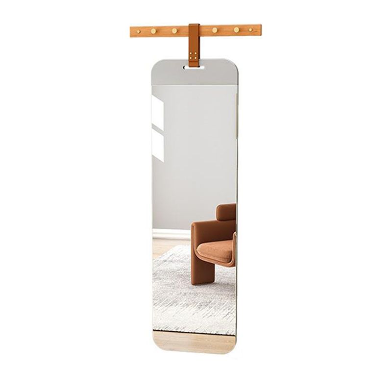 Wallmontierte Halle-Ständer mit Spiegel enthalten Hall Tree für Wohnzimmer