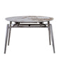 Table à manger extensible table de cuisine en pierre ronde moderne