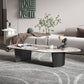 15"H Contemporary Cocktail Table Stone Sled Coffee Cocktail Table Clearhalo 'Coffee & Accent Tables' 'Coffee Tables' 'coffee_tables' 'furn' 'furn_coffee_tables' 'Furniture' 'Living Room Furniture' 1200x1200_4295a138-6a18-4e71-989f-3e5e8b6084c2