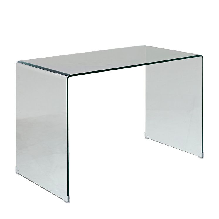 29"H Contemporary Writing Desk Rectangular Glass Office Desk Clearhalo 'furn' 'furn_office_desk' 'Furniture' 'Office Desks' 'Office Furniture' 'office_desk' 1200x1200_4295e39d-6c11-46c0-8195-2bcf4ca6fcae