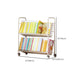 Standard Open Back Bookshelf Metal Metal White Contemporary Bookcase Clearhalo 'Bookcases' 'furn' 'furn_bookcases' 'Furniture' 'Office Furniture' 1200x1200_42986946-65b5-4b6f-8cf1-3e9211d6d5ea