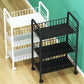 Industrial Iron Etagere Bookshelf Open Vertical Bookshelf with Caster Wheels Clearhalo 'Bookcases' 'furn' 'furn_bookcases' 'Furniture' 'furniture_bookcases' 'kitchen' 'kitchen_bookcases' 'Living Room Furniture' 'Office Furniture' 1200x1200_42987a23-767b-4893-9285-3c6a4e4a4606