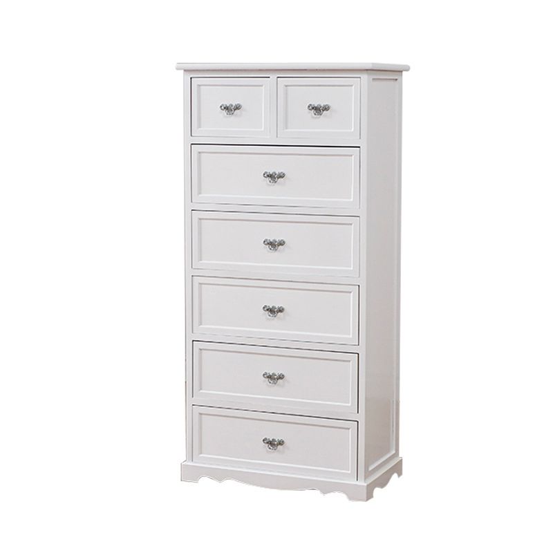 Standard Rectangle Accent Chest with Drawers 13.77" Wide Wood Chest