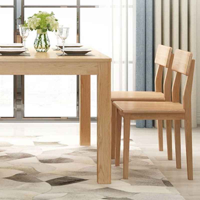 Sillas de comedor sin brazo de madera contemporánea para el comedor para el comedor