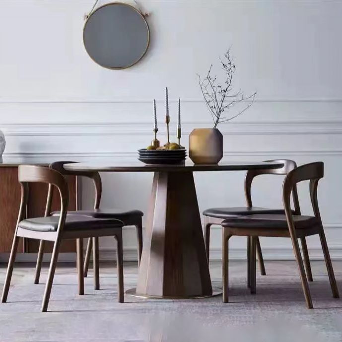 Esszimmer zeitgenössischer armloser Stuhl Masster Holz Essstuhl