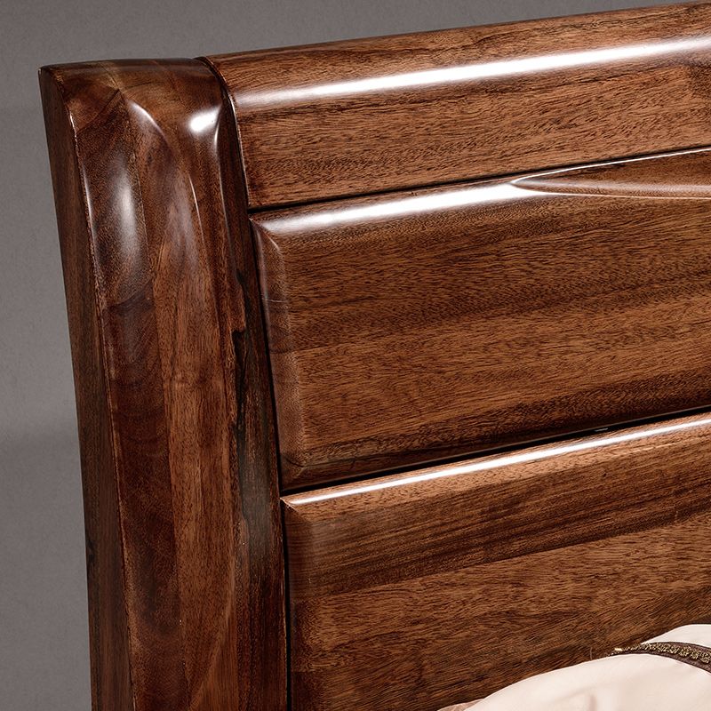 Legno in legno in legno in legno standard sollevare il telaio del letto di stoccaggio con testiera