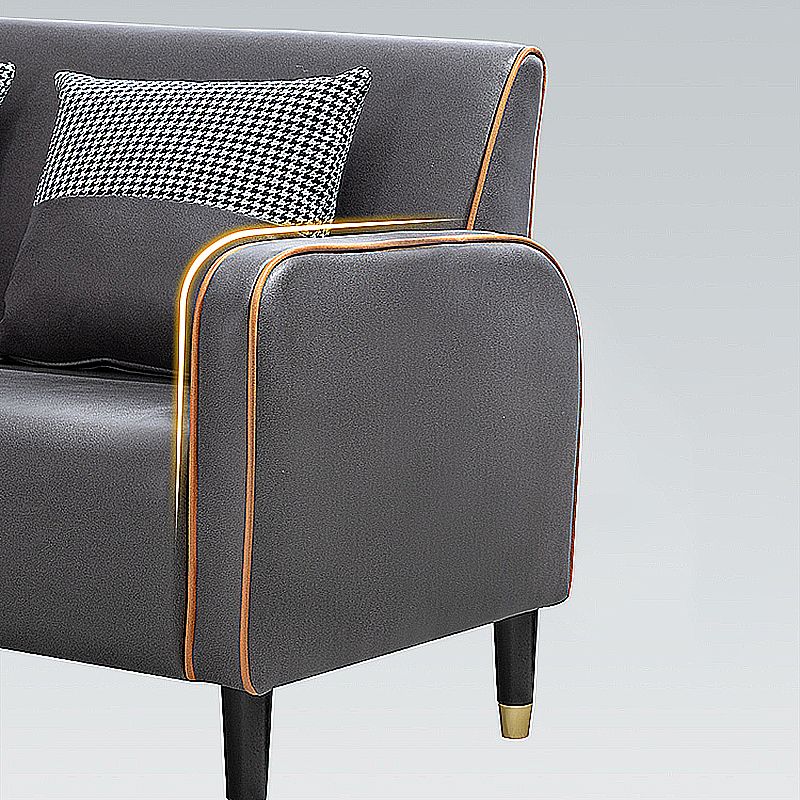 Scandinavian Tight Back Sofa Square Arm Loveseat with 4 Wooden Legs Clearhalo 'furn' 'furn_sofas' 'Furniture' 'furniture_sofas' 'Living Room Furniture' 'Sofa' 'sofas' 1200x1200_429e4411-332e-4e1c-b3c8-1182ddff9721