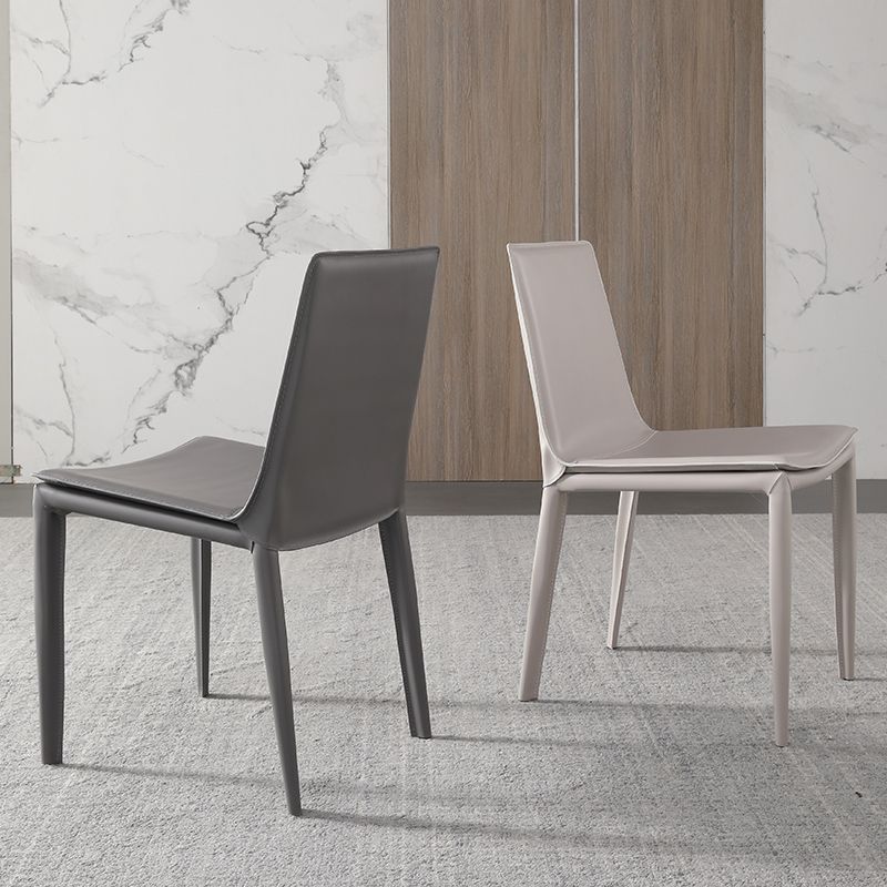 Upholstered Dining Side Chair Modern Armless Dining Chairs for Home Clearhalo 'Dining Chairs' 'Dining Tables & Seating' 'dining_chair' 'furn' 'furn_dining_chair' 'Furniture' 'Kitchen & Dining Furniture' 1200x1200_429f55dc-9734-4bfc-85d6-a92dcf105810