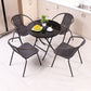 Round Shape Minimalist Style Dining Table Transparent Fixed Table of Glass Clearhalo ' dining_table' 'Dining Tables & Seating' 'Dining Tables' 'furn' 'furn_dining_table' 'Furniture' 'furniture_dining_table' 'Kitchen & Dining Furniture' 'kitchen&dining_furn' 'kitchen' 'kitchen_dining_table' 1200x1200_42a1db08-34e5-47e7-8bac-ca79582e0a9e