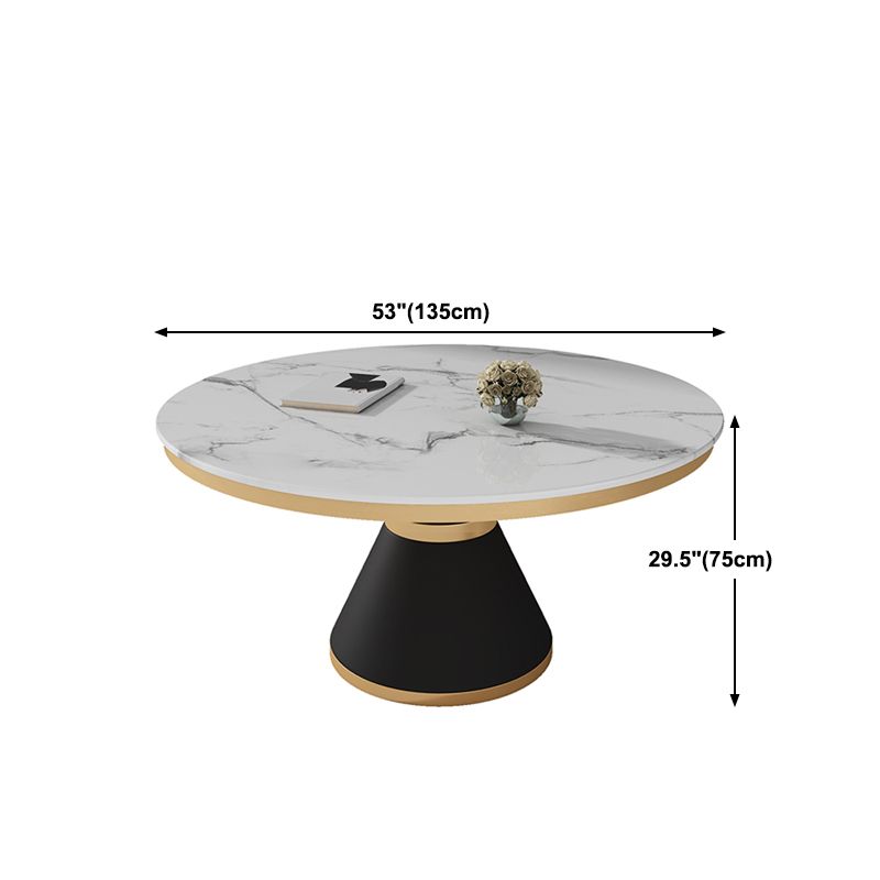 Black and White Dining Table Traditional Luxury Stone and Metal Dining Room Collection Clearhalo 'Dining Tables & Seating' 'Dining Tables' 'dining_table' 'furn' 'furn_dining_table' 'Furniture' 'furniture_dining_table' 'Kitchen & Dining Furniture' 1200x1200_42a2a933-ae69-4abb-9ad4-31952c11e1b0