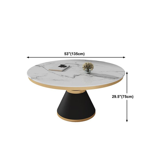 Black and White Dining Table Traditional Luxury Stone and Metal Dining Room Collection Clearhalo 'Dining Tables & Seating' 'Dining Tables' 'dining_table' 'furn' 'furn_dining_table' 'Furniture' 'furniture_dining_table' 'Kitchen & Dining Furniture' 1200x1200_42a2a933-ae69-4abb-9ad4-31952c11e1b0