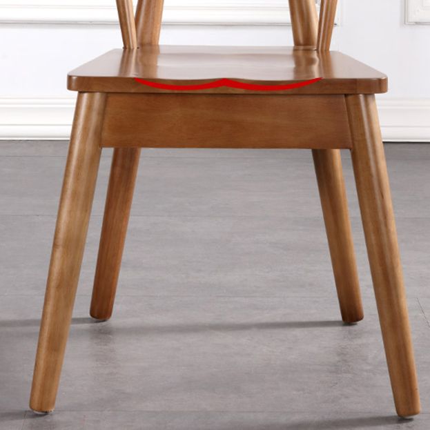 Wood Scandinavian Style Dining Side Chair Armless Home Dining Side Chair Clearhalo ' kitchen&dining_furn' 'Dining Chairs' 'Dining Tables & Seating' 'dining_chair' 'furn' 'furn_dining_chair' 'Furniture' 'furniture_dining_chair' 'Kitchen & Dining Furniture' 'kitchen' 1200x1200_42a331d9-9ba1-4a2e-9733-14a861a0472c
