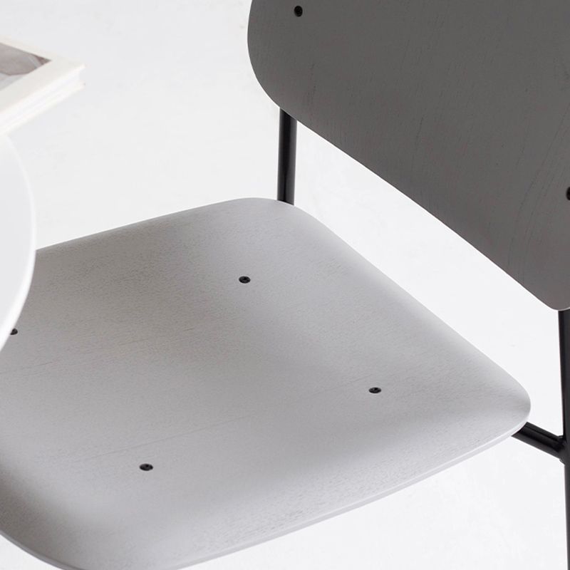 Industrial Style Metal Chair Dining Open Back Armless Chairs for Kitchen Clearhalo 'Dining Chairs' 'Dining Tables & Seating' 'dining_chair' 'furn' 'furn_dining_chair' 'Furniture' 'furniture_dining_chair' 'Kitchen & Dining Furniture' 1200x1200_42a434f7-58a9-44d5-b7eb-03b89fce811b