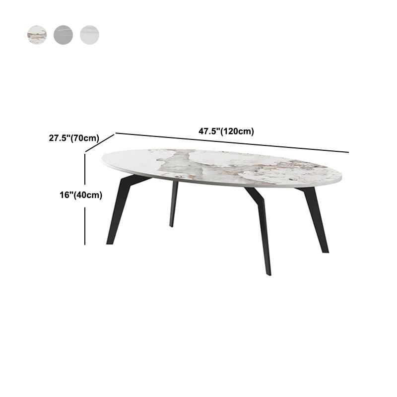 2 Nesting Slate Coffee Table Set Oval Coffee Table with Storage Clearhalo 'Coffee & Accent Tables' 'Coffee Tables' 'coffee_tables' 'furn' 'furn_coffee_tables' 'Furniture' 'Living Room Furniture' 1200x1200_42a67f83-3601-4dd3-a4ce-c080430c5c2f