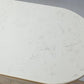 Glam Iron Bar Dining Table with White Stone Top Indoor Bistro Table Fixed Table Clearhalo 'Bar Furniture' 'Bar Tables' 'bar_tables' 'furn' 'furn_bar_tables' 'Furniture' 'furniture_bar_tables' 'Kitchen & Dining Furniture' 1200x1200_42a8c9b6-86b5-4946-838a-f6e3a827595a