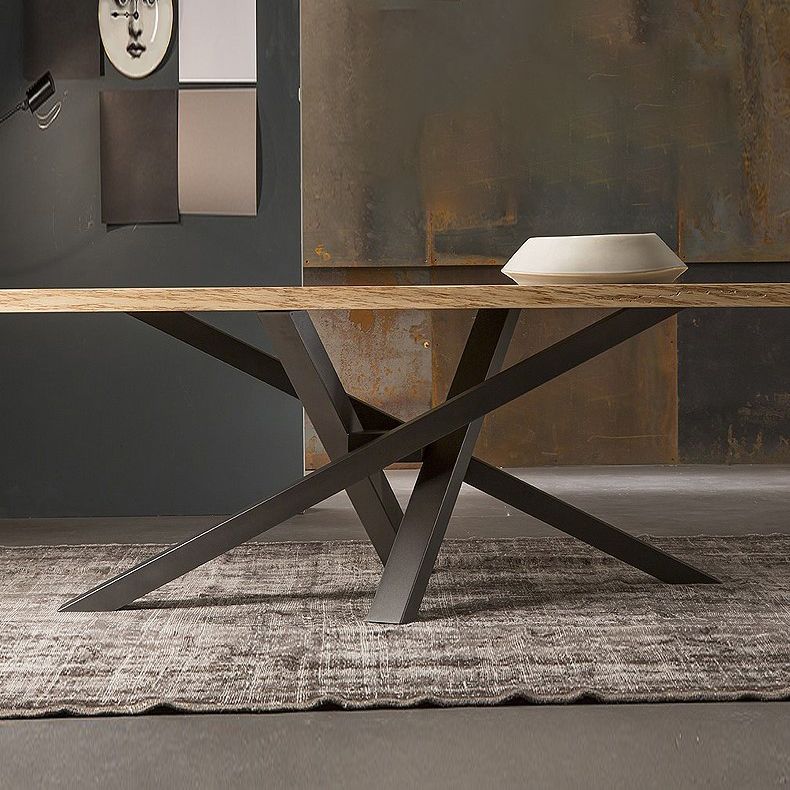 Industrial Style Rectangle Furniture Pine Solid Wood Dining Site Table Clearhalo ' dining_table' 'Dining Tables & Seating' 'Dining Tables' 'furn' 'furn_dining_table' 'Furniture' 'furniture_dining_table' 'Kitchen & Dining Furniture' 'kitchen&dining_furn' 'kitchen' 'kitchen_dining_table' 1200x1200_42aadd8f-6863-4539-a75b-c3487122914d