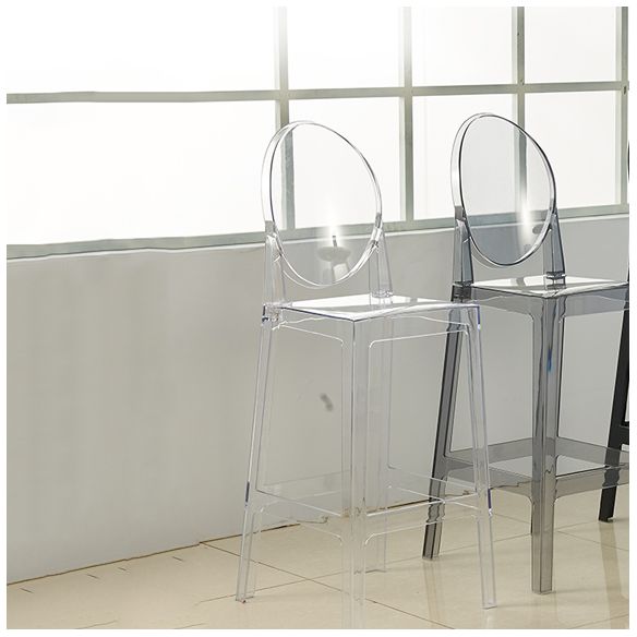 Scandinavian Design Plastic Counter Barstools Full Back Stools for Home Clearhalo 'Bar Furniture' 'Bar Stools' 'bar_stools' 'furn' 'furn_bar_stools' 'Furniture' 'furniture_bar_stools' 'Kitchen & Dining Furniture' 1200x1200_42ab1ac3-4b77-413d-b7df-cff0f489a856