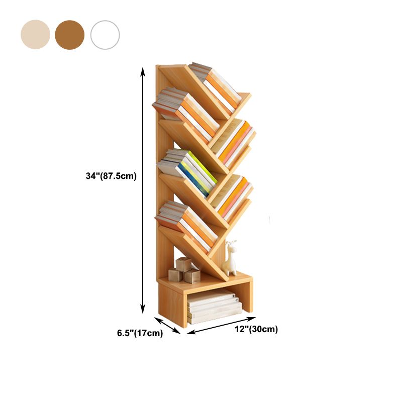 Modern Closed Back Style Bookshelf Engineer Wood Bookcase for Home Clearhalo 'Bookcases' 'furn' 'furn_bookcases' 'Furniture' 'Office Furniture' 1200x1200_42adc818-d94c-435a-aac0-05a4694268a0