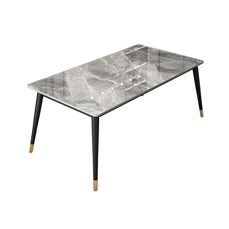 Moderne eettafel ingesteld 1/2/5 pc's metalen frame eettafel en stoelen