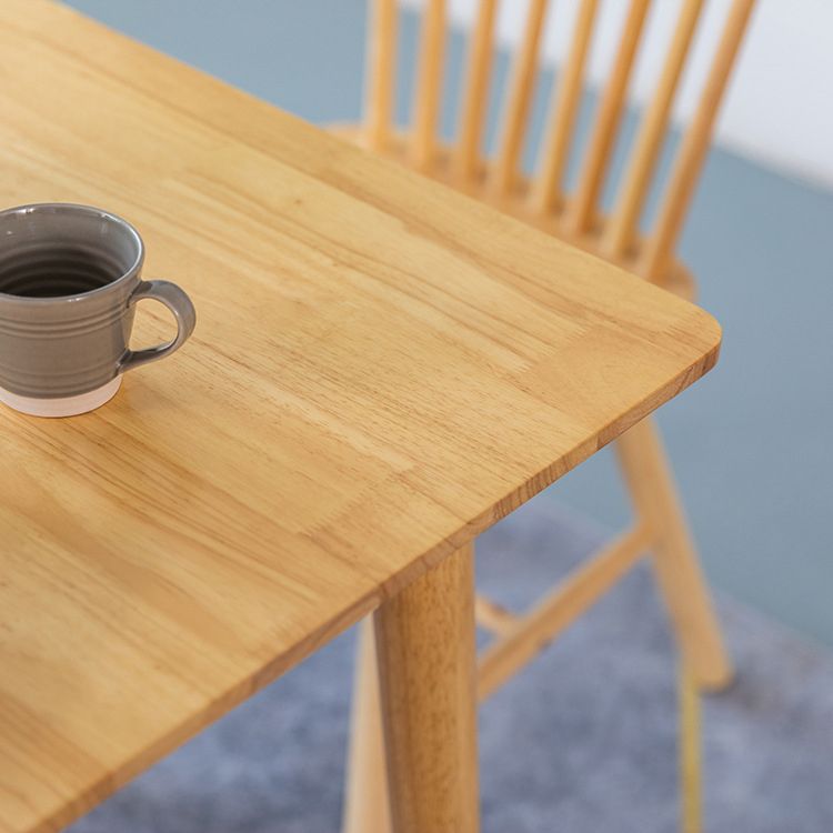 Contemporary Solid Wood Rectangle Shape Dining Table Kitchen Dining Table with 4 Legs Clearhalo ' dining_table' 'Dining Tables & Seating' 'Dining Tables' 'Furniture' 'furniture_dining_table' 'Kitchen & Dining Furniture' 'kitchen&dining_furn' 'kitchen' 'kitchen_dining_table' 1200x1200_42b07e9c-5836-4adc-8f31-fa3c055d77f8