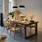 Pine Wood Top Table Rectangle Traditional Luxury Table with Sled Base Clearhalo 'Dining Tables & Seating' 'Dining Tables' 'dining_table' 'furn' 'furn_dining_table' 'Furniture' 'furniture_dining_table' 'Kitchen & Dining Furniture' 1200x1200_42b1772e-6bcf-4822-971b-af7c9f2480c7