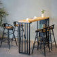 1/3/5 Pieces Pub Table Set Rectangular Bar Stool and Table Set