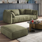 Stationary Fabric Living Room Pillow Top Arm Standard Green Settee Clearhalo 'furn' 'furn_sofas' 'Furniture' 'furniture_sofas' 'kitchen' 'kitchen_sofas' 'Living Room Furniture' 'Sofa' 'sofas' 1200x1200_42b3c1e7-7dd4-42b7-a9d9-b8b2087925da