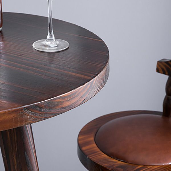 Solid Wood Pub Dining Set Contemporary 1/2/3 Pieces Table and Stool Set Clearhalo 'Bar Furniture' 'furn' 'furn_home_bar_bar_sets' 'Furniture' 'Home Bars & Bar Sets' 'home_bar_bar_sets' 'Kitchen & Dining Furniture' 1200x1200_42b5716a-5ad4-4c1e-92e8-29b5fbf21ef1