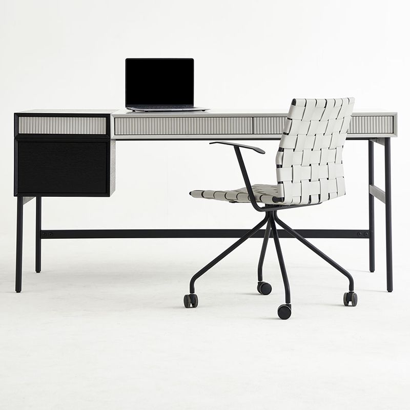 現代の固定武器会議椅子灰色の椅子の椅子