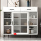Glam Door Dining Server Engineered Wood Sideboard for Living Room
