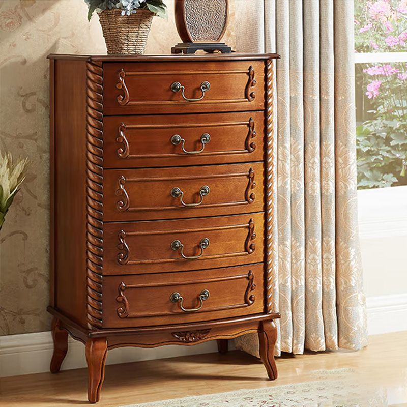 Mid-Century Modern Rectangle Chest/Cabinet with Drawers in Rubberwood Clearhalo 'Cabinets & Chests' 'cabinets_chests' 'furn' 'furn_cabinets_chests' 'Furniture' 'Living Room Furniture' 1200x1200_42c7db19-7ec0-401b-8679-a65cf957911b