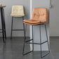Scandinavian Armless Beauty Salon Stool Matte Finish Upholstered Bar Stools Clearhalo 'Bar Furniture' 'Bar Stools' 'bar_stools' 'furn' 'furn_bar_stools' 'Furniture' 'furniture_bar_stools' 'Kitchen & Dining Furniture' 1200x1200_42c8de60-f11e-4e7d-8f3b-7973395d652c