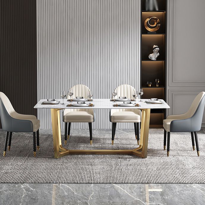 Metal Scandinavian Style Dining Chairs Dining Room Parsons Chair with Arm Clearhalo ' kitchen&dining_furn' 'Dining Chairs' 'Dining Tables & Seating' 'dining_chair' 'furn' 'furn_dining_chair' 'Furniture' 'furniture_dining_chair' 'Kitchen & Dining Furniture' 'kitchen' 1200x1200_42c91eff-a274-4283-a3c4-8e5500b77cb2