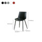 Nordic Solid Back Side Chair Plastic Indoor Arm Chair with Metal Base for Restaurant Clearhalo 'Dining Chairs' 'Dining Tables & Seating' 'dining_chair' 'furn' 'furn_dining_chair' 'Furniture' 'Kitchen & Dining Furniture' 1200x1200_42ca1aa0-d4b2-4bec-8097-aa4c61381e20