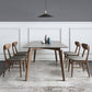Modern Dining Room Set 1/4/5/6 Pcs Solid Wood Frame Dining Table and Chairs