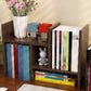 Modern Style 17.8"H Bookshelf Open Back Wood Bookcase for Home Office