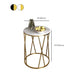 Contemporary Side Table Metal Accent Side Table for Living Room