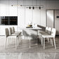 Modern Rectangle Sintered Stone Table Set 1/4/5/6/7/8 Pieces Dining Set Clearhalo 'Dining Room Sets' 'Dining Tables & Seating' 'dining_room_set' 'furn' 'furn_dining_room_set' 'Furniture' 'Kitchen & Dining Furniture' 1200x1200_42d04c32-567f-4b65-87a2-07d1a761df99