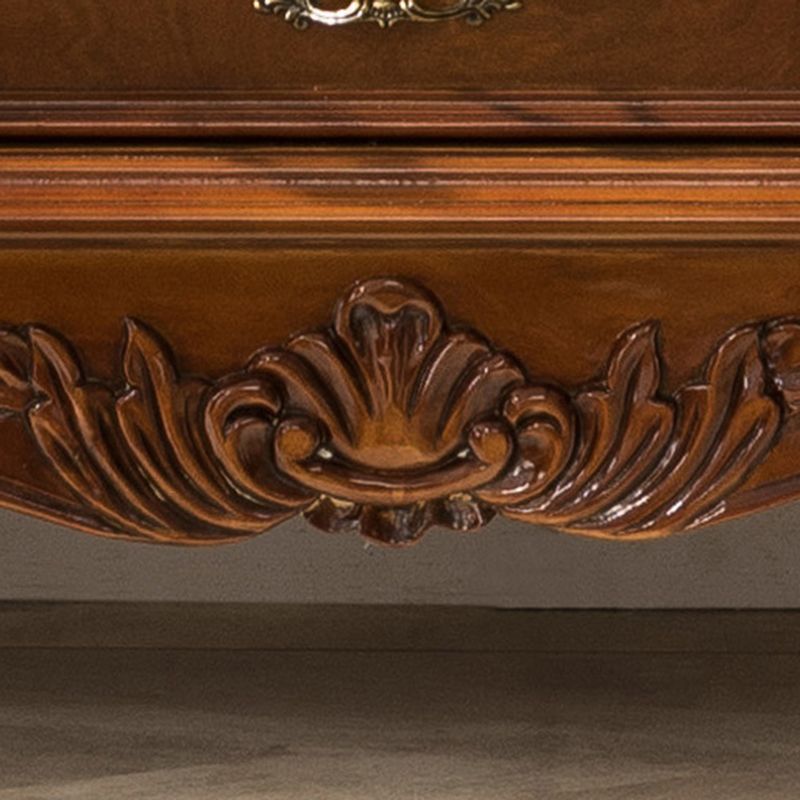 Traditional Glass Doors Curio Cabinet Birch Storage Cabinet for Home Clearhalo 'Display & China Cabinets' 'display_china_cabinets' 'furn' 'furn_display_china_cabinets' 'Furniture' 'Kitchen & Dining Furniture' 1200x1200_42d23280-c5b7-4383-ac61-921207c57fd6