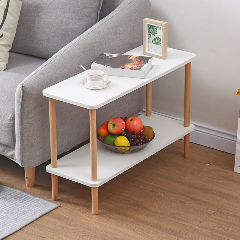 20.87 "Table lateral de estilo contemporáneo de estilo 4 patas Sofá Sofá Mesa de acento