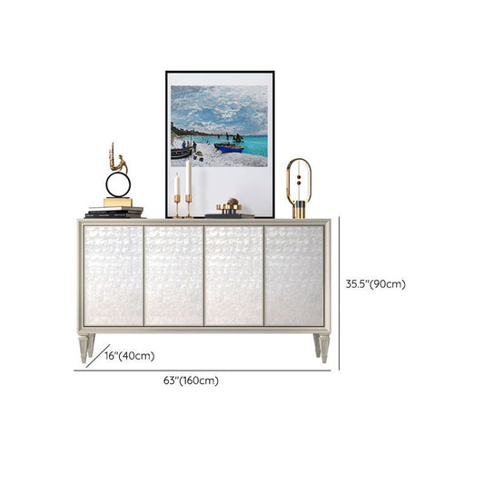 Stile moderno a buffet in legno ingegnerizzato per la sala da pranzo 35,4 pollici di altezza