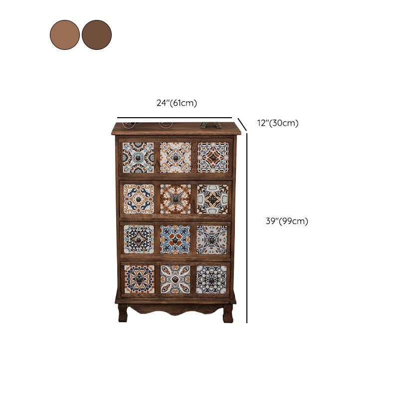 Coastal Storage Chest Solid Wood Dresser , 11.7/14.04 Inch Width Clearhalo 'Bedroom Furniture' 'Dressers & Chests' 'dressers_chests' 'furn' 'furn_dressers_chests' 'Furniture' 1200x1200_42d86ec1-69c3-409d-a204-759eff85a58a
