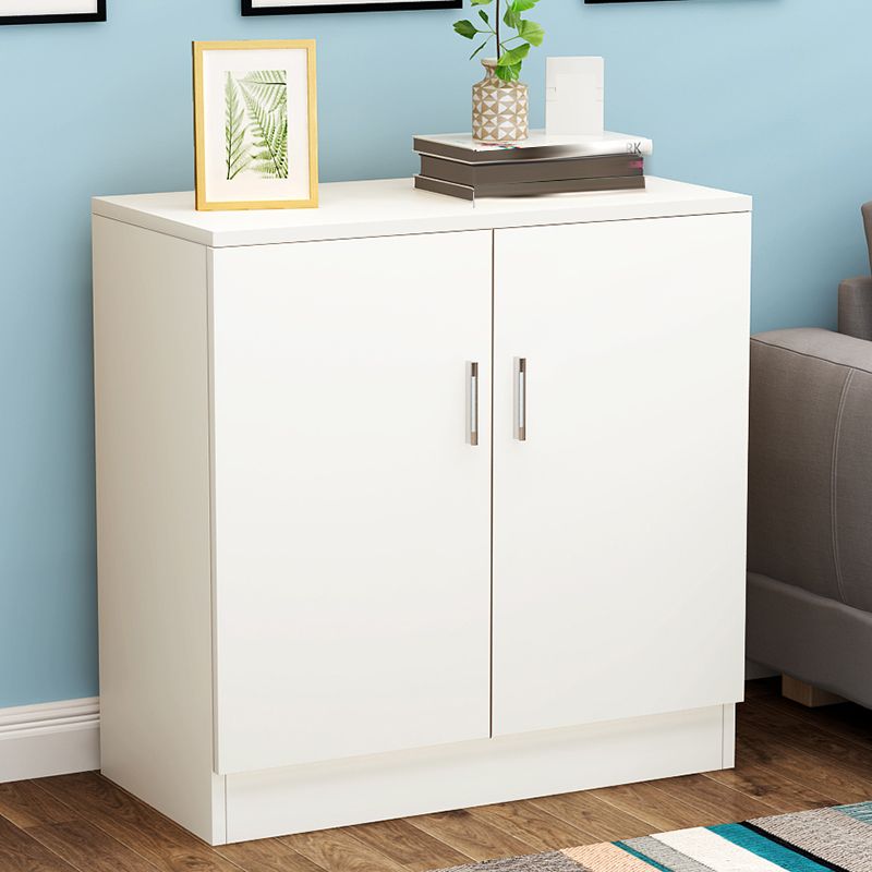 Der zeitgenössische Stil Sideboard Brown Engineered Wood Server mit einstellbaren Regalen