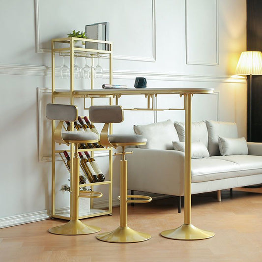 Tavolo da bar in marmo specialistico in marmo glam bianco glam con deposito di vino