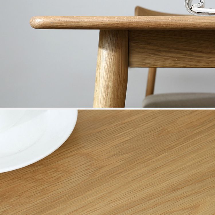 Solid Wood 4 Legs Dining Site Table Contemporary Dinette Table for Home Kitchen Clearhalo ' dining_table' 'Dining Tables & Seating' 'Dining Tables' 'furn' 'furn_dining_table' 'Furniture' 'furniture_dining_table' 'Kitchen & Dining Furniture' 'kitchen&dining_furn' 'kitchen' 'kitchen_dining_table' 1200x1200_42ddb18b-96c2-4a51-a4df-40007ed54400
