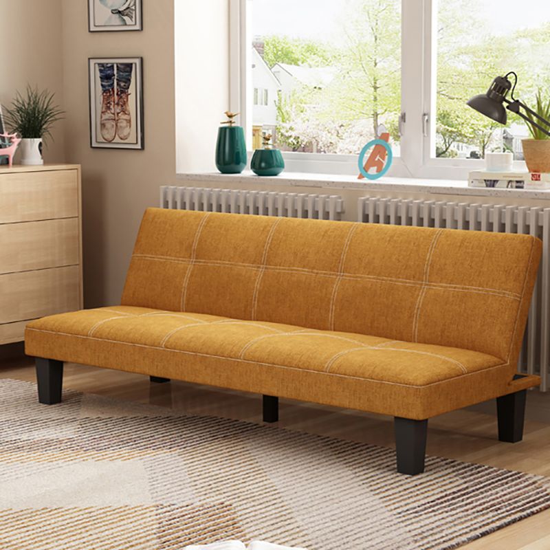 Modern Convertible Armless Sofa Velvet Biscuit Back 2/3-seat Sofa Clearhalo 'furn' 'furn_sofas' 'Furniture' 'furniture_sofas' 'kitchen' 'kitchen_sofas' 'Living Room Furniture' 'Sofa' 'sofas' 1200x1200_42e0787c-4e38-4ed3-9b07-2c4b22b83310