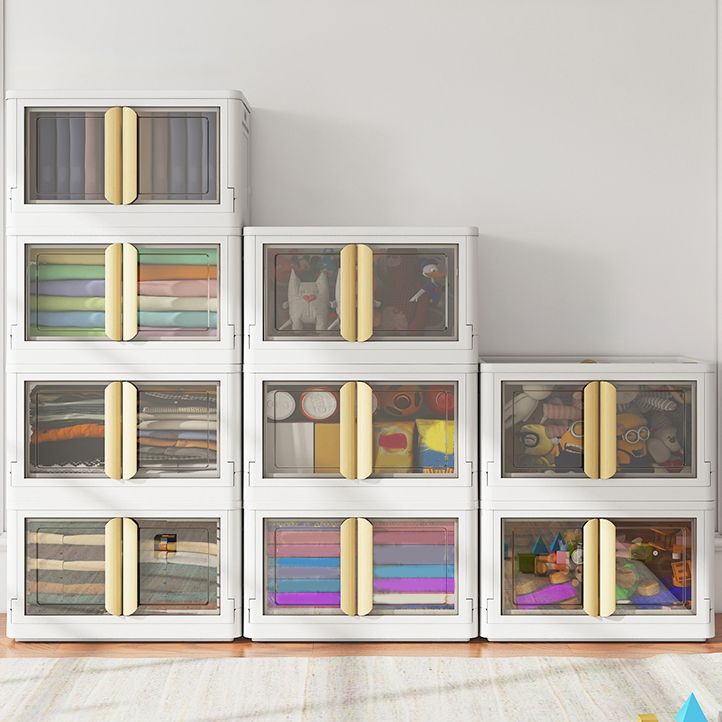 Eigentijdse plastic opbergkast scharnierende kast voor slaapkamer