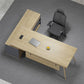 Wooden Writing Desk Natural L-Shape with Drawer Executive Desk Cable Management Clearhalo 'furn' 'furn_office_desk' 'Furniture' 'Office Desks' 'Office Furniture' 'office_desk' 1200x1200_42e73088-ae42-47c4-b00f-f028faf49854