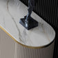 Glamstil Stone Top Sideboard Engineered Wood Side Board für Wohnzimmer